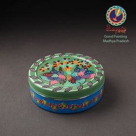  Gond Handpainted Stainless Steel Casserole 