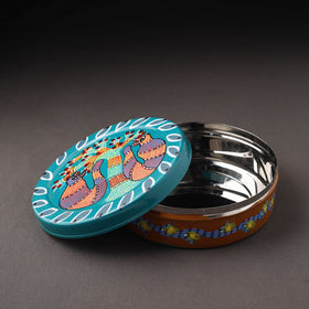  Gond Handpainted Stainless Steel Casserole 