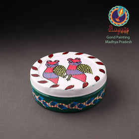  Gond Handpainted Stainless Steel Casserole 