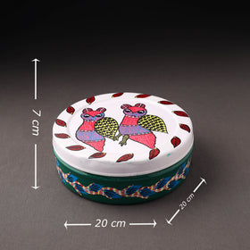  Gond Handpainted Stainless Steel Casserole 