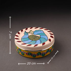  Gond Handpainted Stainless Steel Casserole 