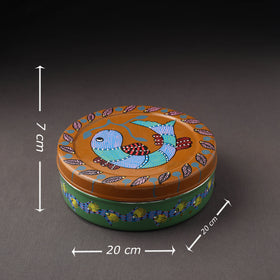  Gond Handpainted Stainless Steel Casserole 