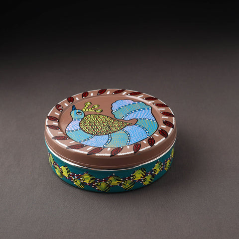  Gond Handpainted Stainless Steel Casserole 