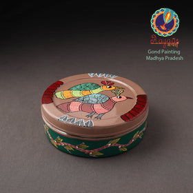  Gond Handpainted Stainless Steel Casserole 