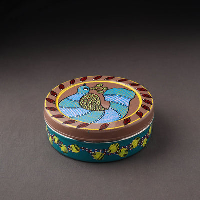 Gond Handpainted Stainless Steel Casserole 