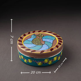  Gond Handpainted Stainless Steel Casserole 