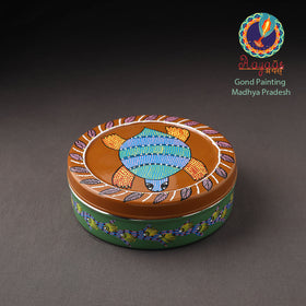  Gond Handpainted Stainless Steel Casserole 
