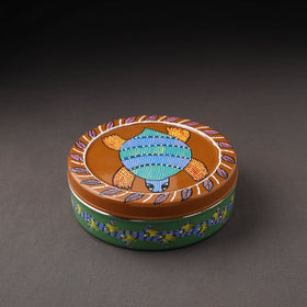  Gond Handpainted Stainless Steel Casserole 
