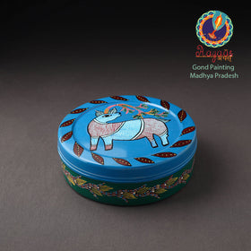  Gond Handpainted Stainless Steel Casserole 