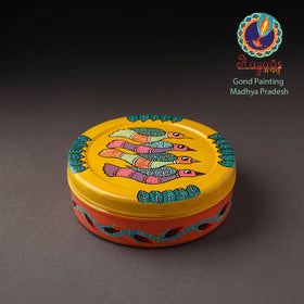  Gond Handpainted Stainless Steel Casserole 