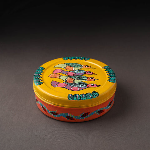  Gond Handpainted Stainless Steel Casserole 