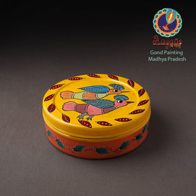  Gond Handpainted Stainless Steel Casserole 