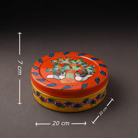  Gond Handpainted Stainless Steel Casserole 