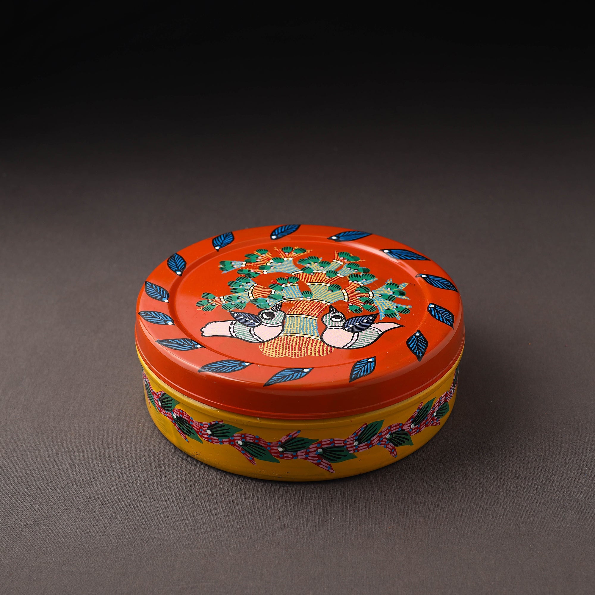  Gond Handpainted Stainless Steel Casserole 