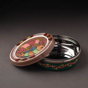  Gond Handpainted Stainless Steel Casserole 