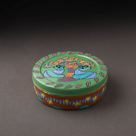  Gond Handpainted Stainless Steel Casserole 