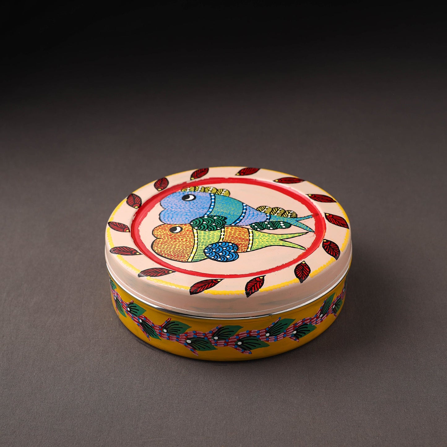  Gond Handpainted Stainless Steel Casserole 