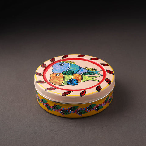  Gond Handpainted Stainless Steel Casserole 