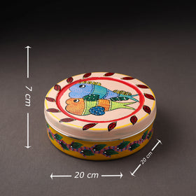  Gond Handpainted Stainless Steel Casserole 