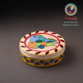  Gond Handpainted Stainless Steel Casserole 