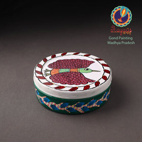  Gond Handpainted Stainless Steel Casserole 