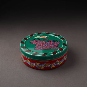  Gond Handpainted Stainless Steel Casserole 