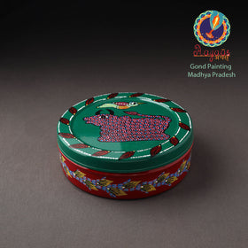  Gond Handpainted Stainless Steel Casserole 