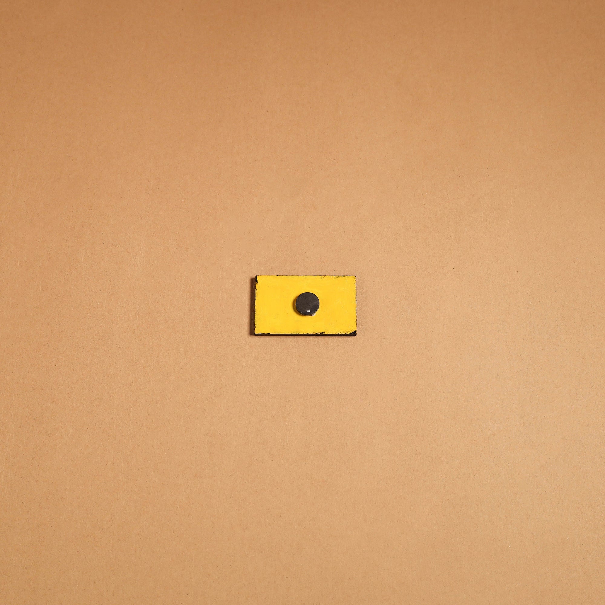 Multicolor - gond handpainted wooden fridge magnet 36