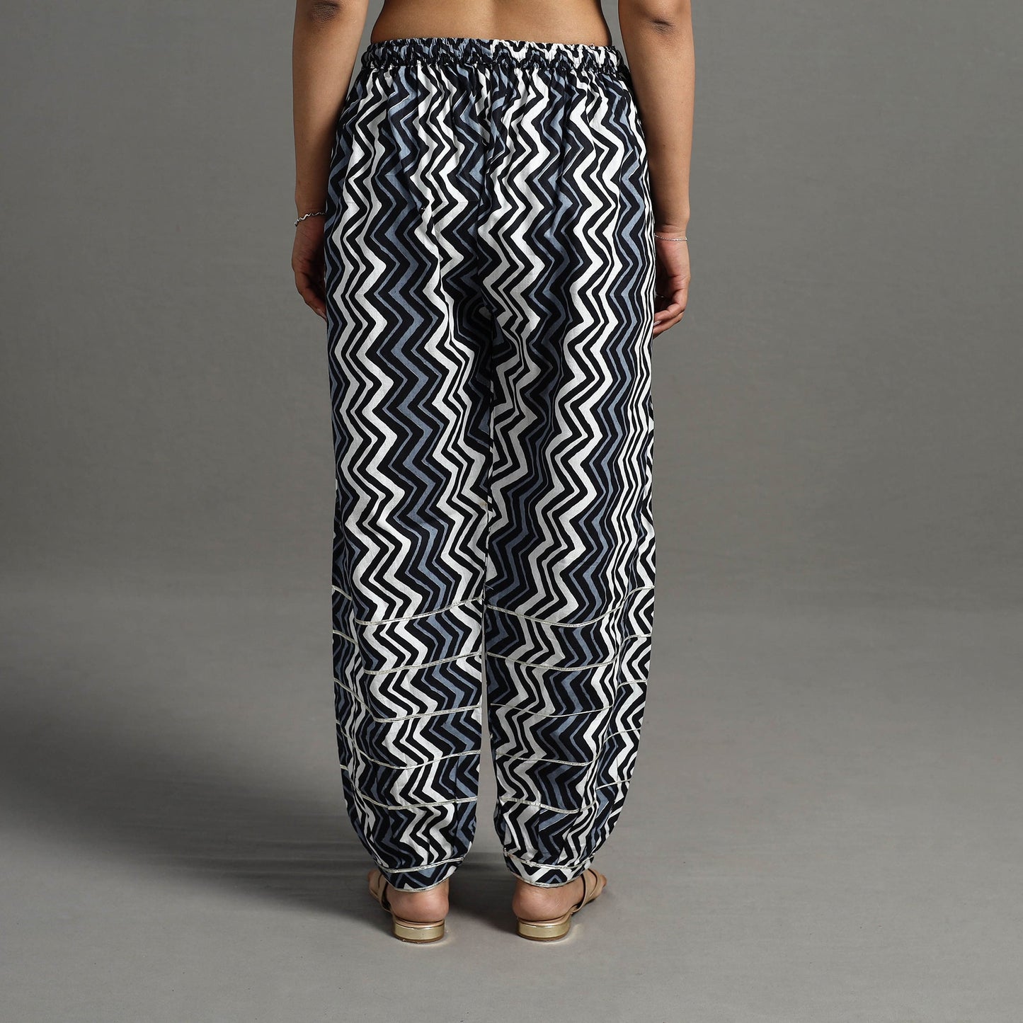 Buy Multicolor Gota Work Cotton Jaipur Afghani Salwar