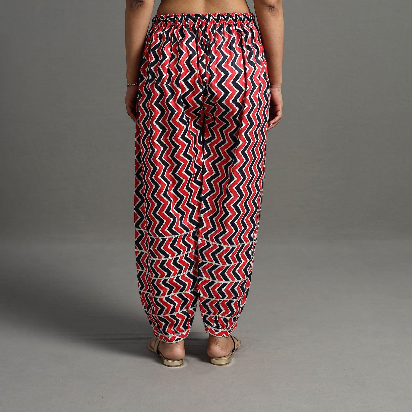  Multicolor Gota Work Cotton Jaipur Afghani Salwar