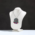 Multicolor - gs stone embedded pendant necklace 17