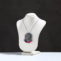 Multicolor - gs stone embedded pendant necklace 22