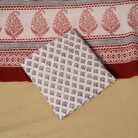 Multicolor - hand bagh natural dyed cotton 3pc unstitched