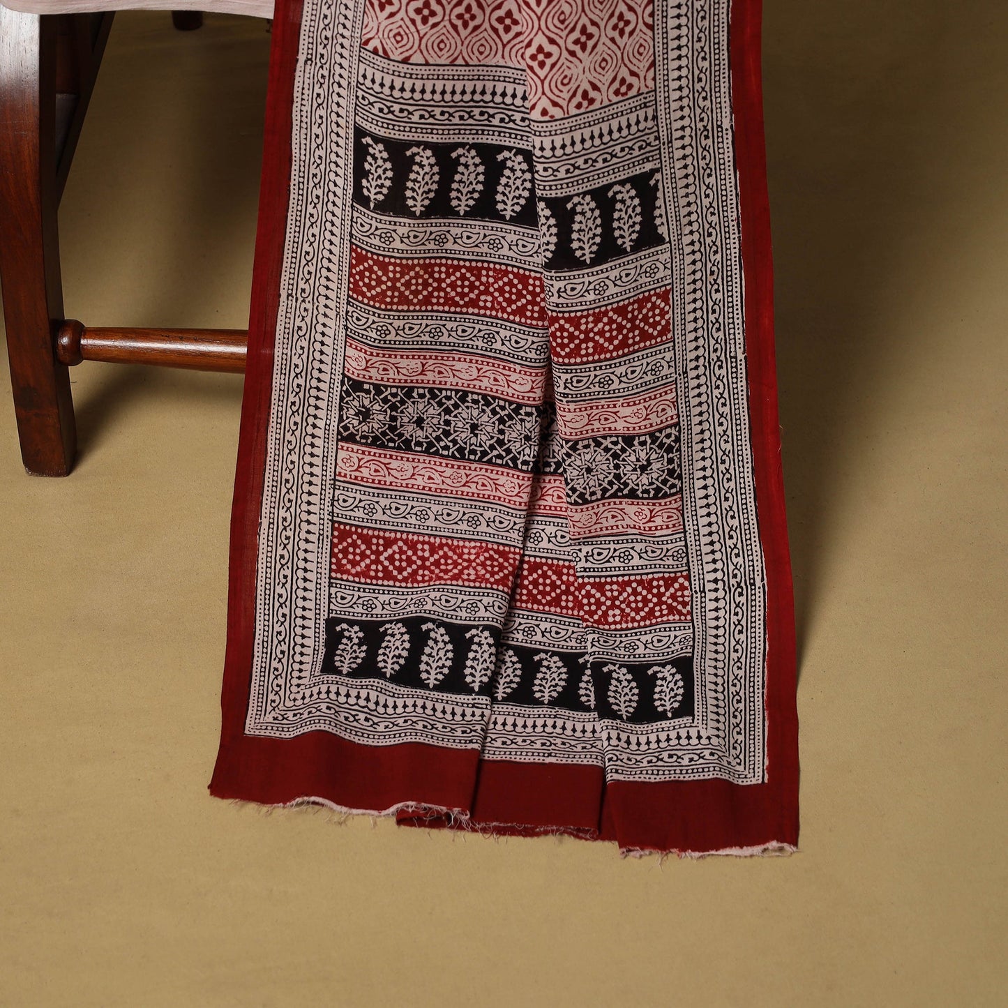 Multicolor - hand bagh natural dyed cotton 3pc unstitched