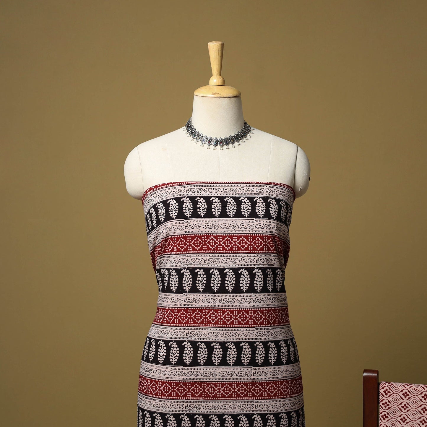 Multicolor - hand bagh natural dyed cotton 3pc unstitched