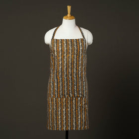 Multicolor - hand batik cotton apron with pocket 67