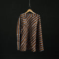 Hand block batik print cotton wrap around skirt 40