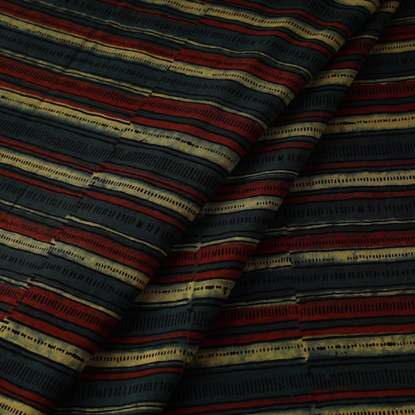 Hand cotton natural dyed fabric 14 - handcrafted
