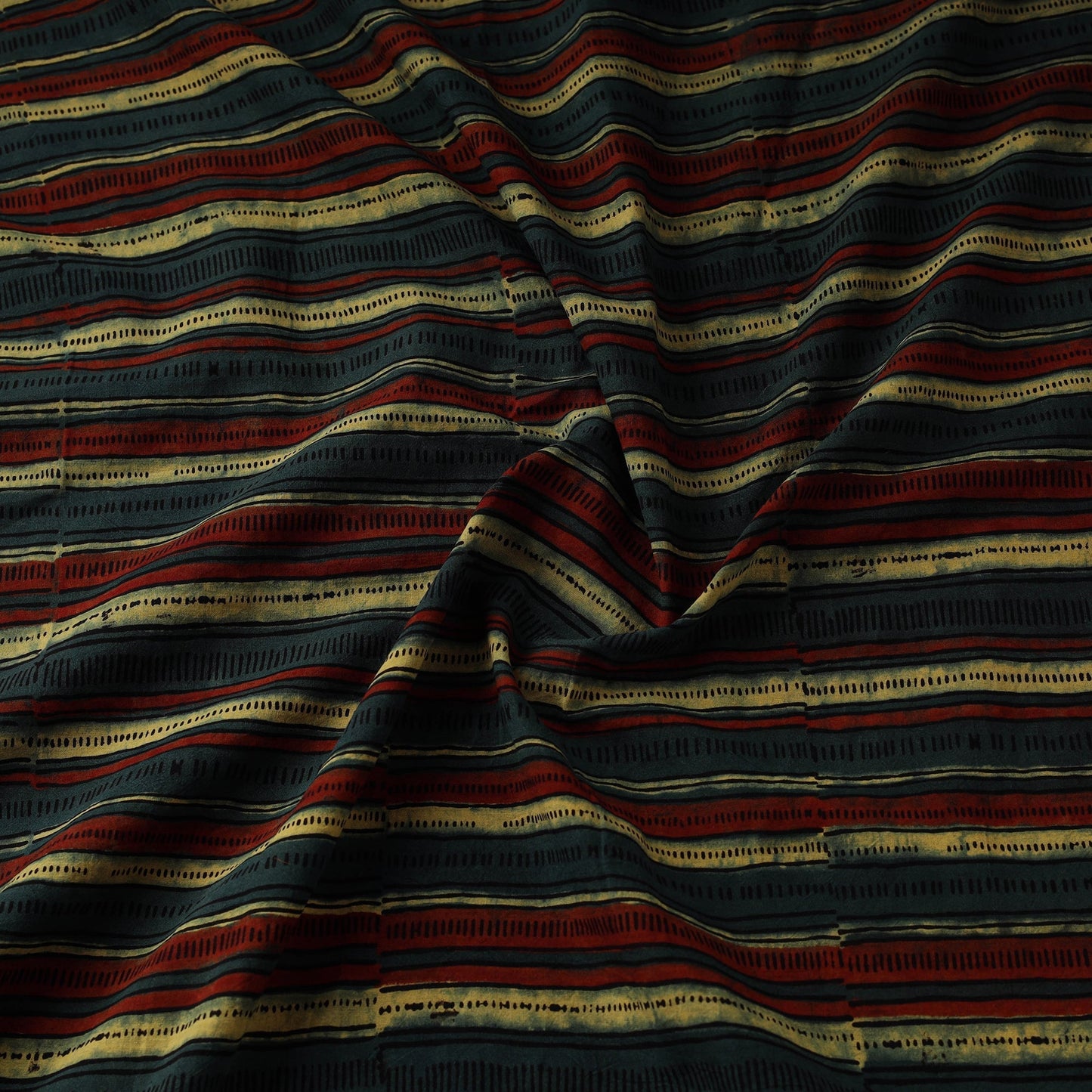 Hand cotton natural dyed fabric 14 - handcrafted