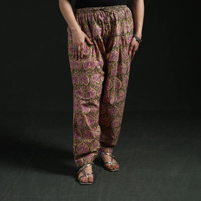 Hand block print cotton sanganeri salwar 91 - handcrafted