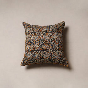 Hand block print kalamkari cushion cover 12 - handcrafted