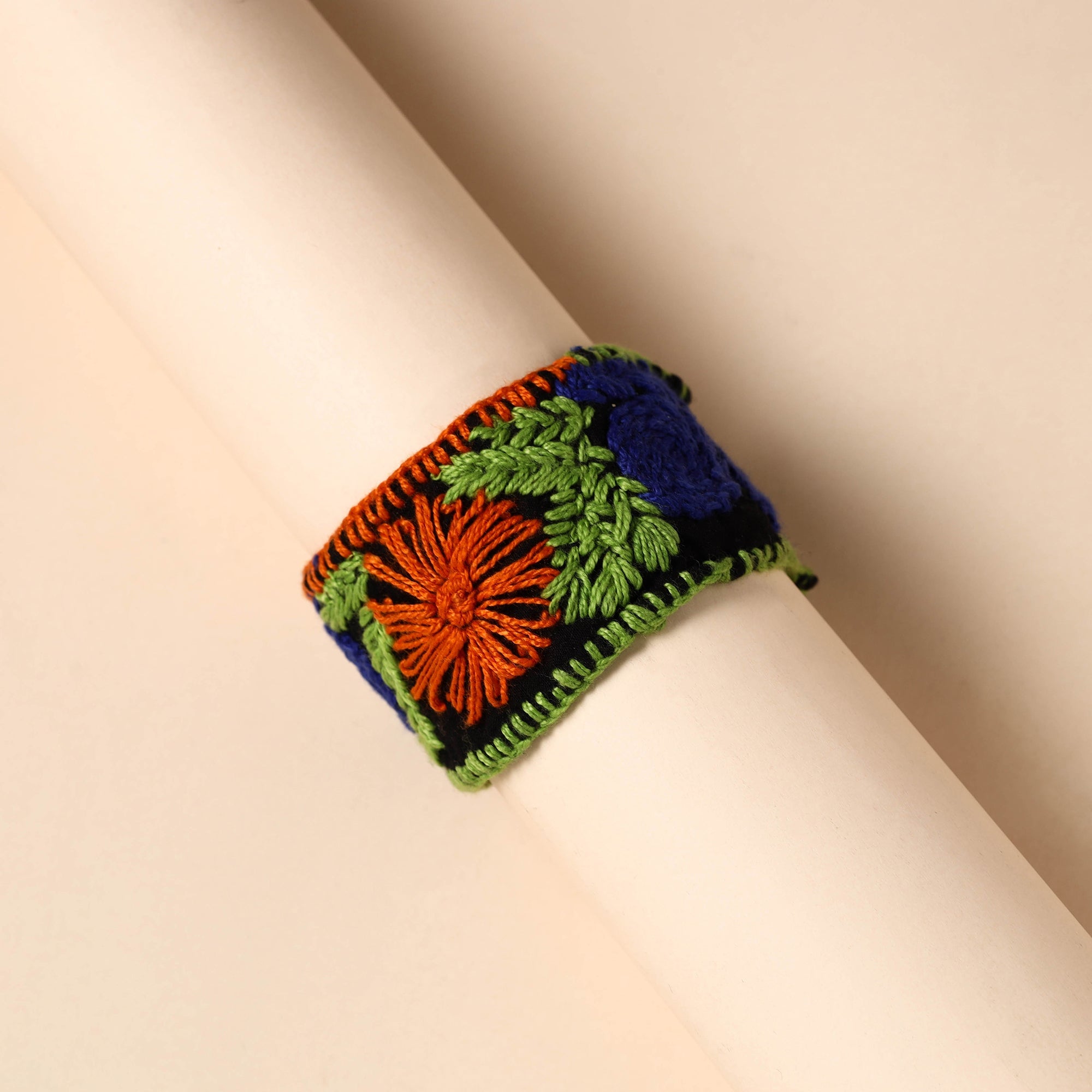Buy Hand Embroidered Chandi Mati Boho Bracelet