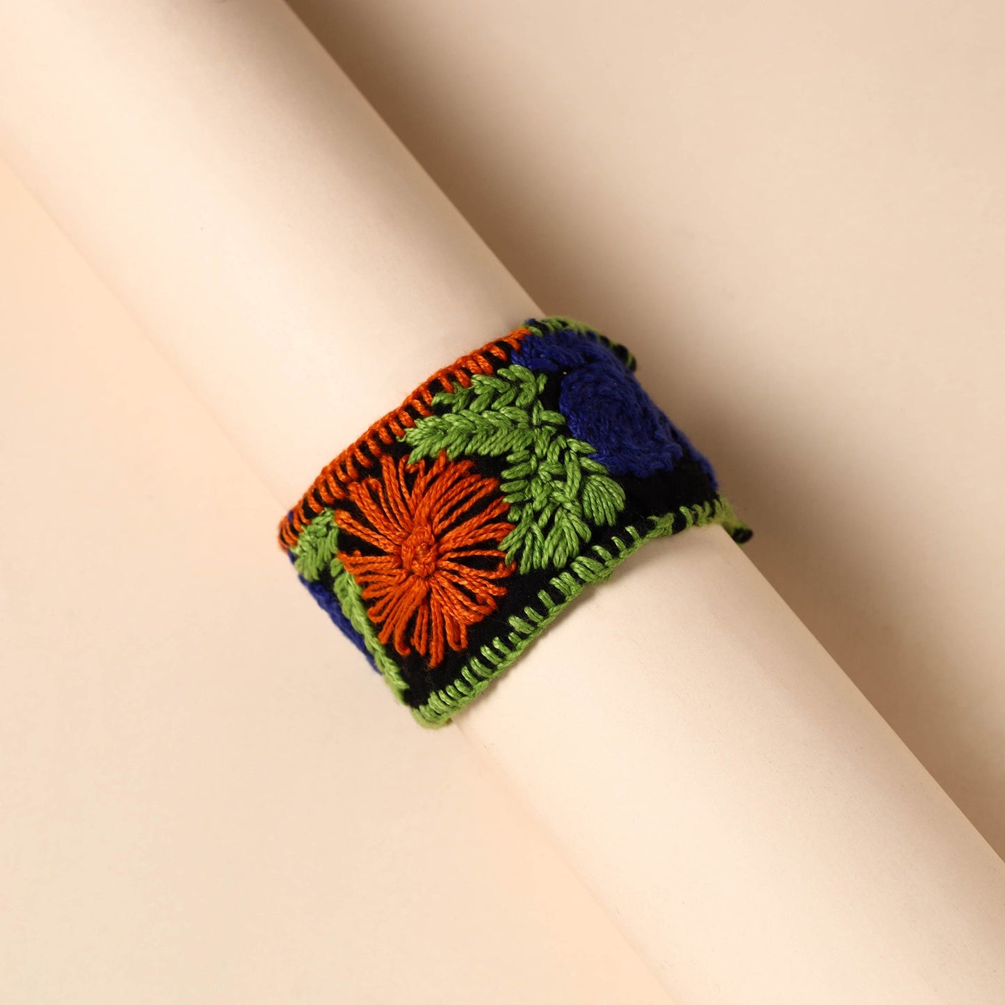 Buy Hand Embroidered Chandi Mati Boho Bracelet