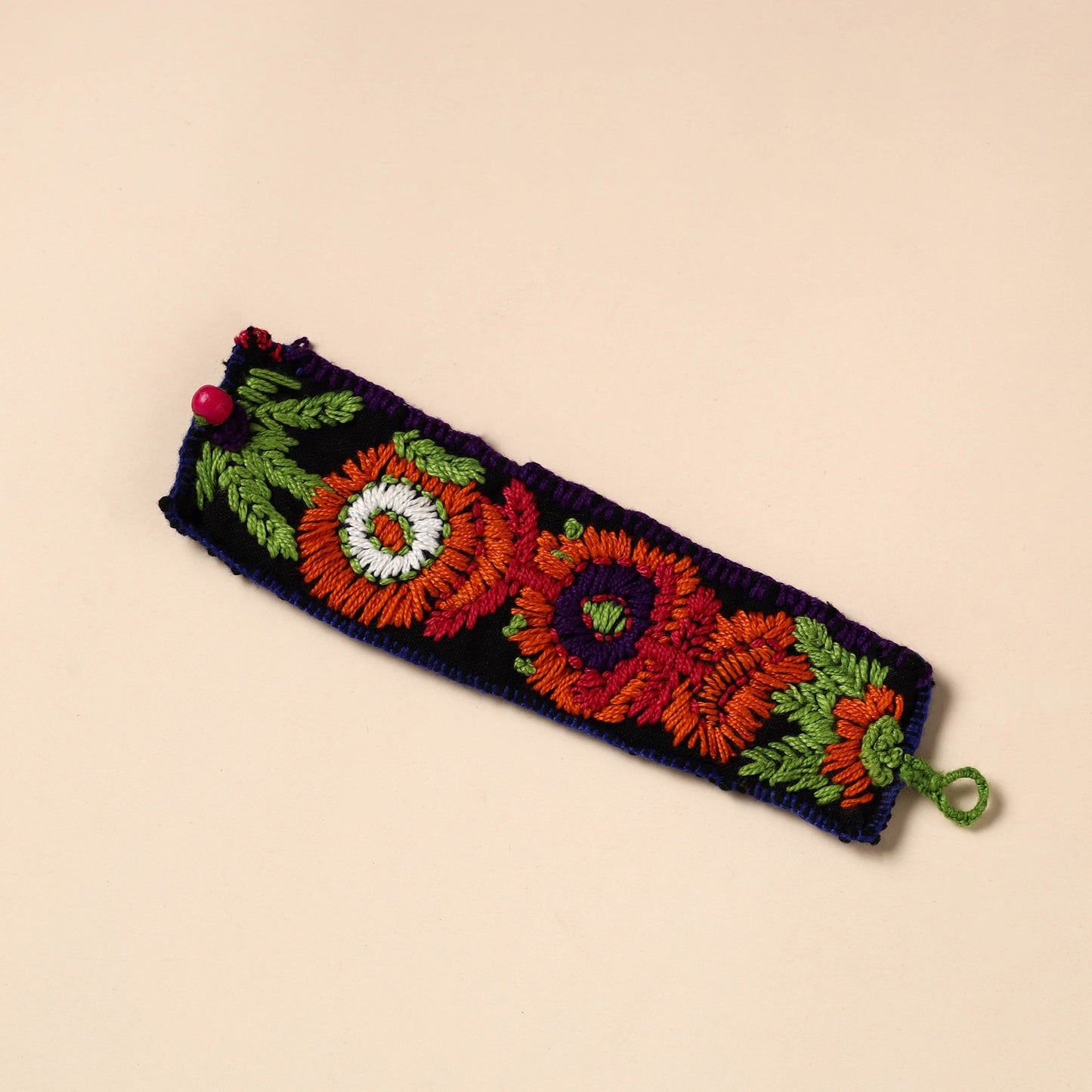 Buy Hand Embroidered Chandi Mati Boho Bracelet