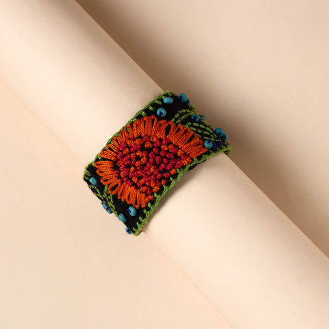Buy Hand Embroidered Chandi Mati Boho Bracelet
