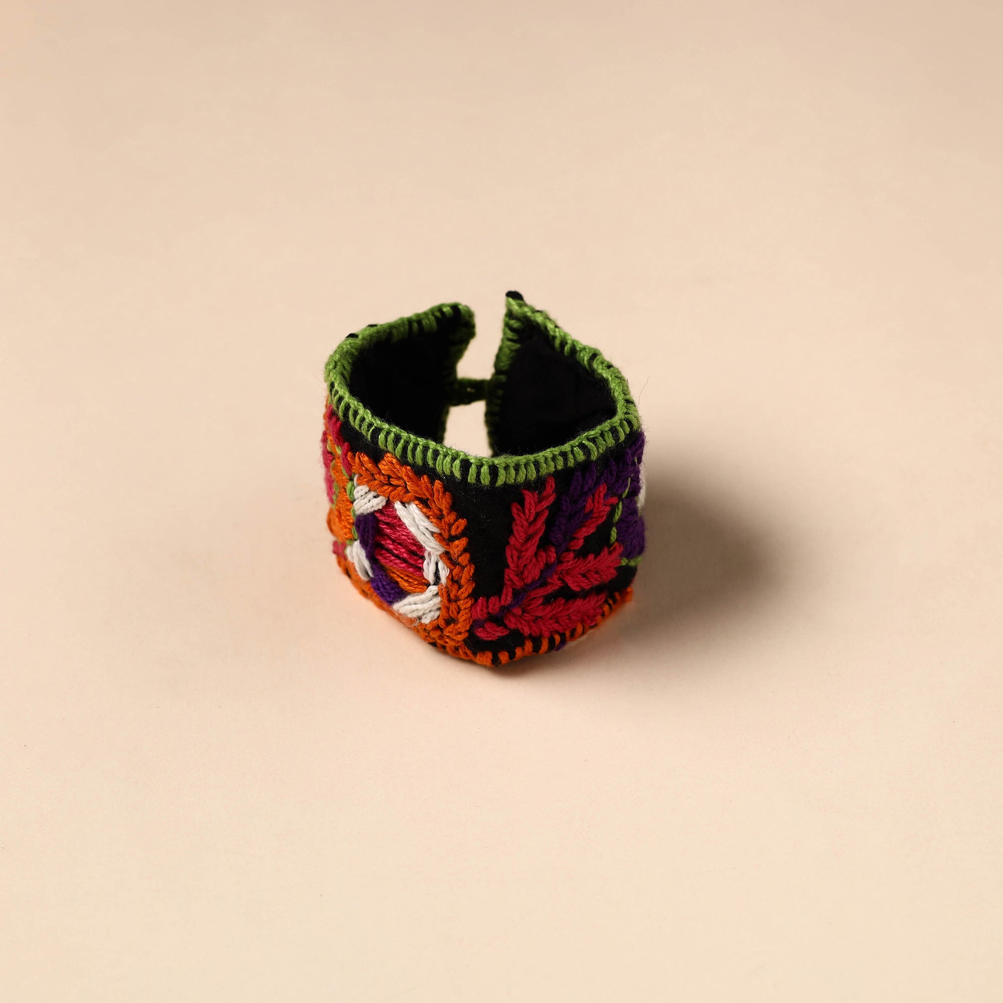 Buy Hand Embroidered Chandi Mati Boho Bracelet