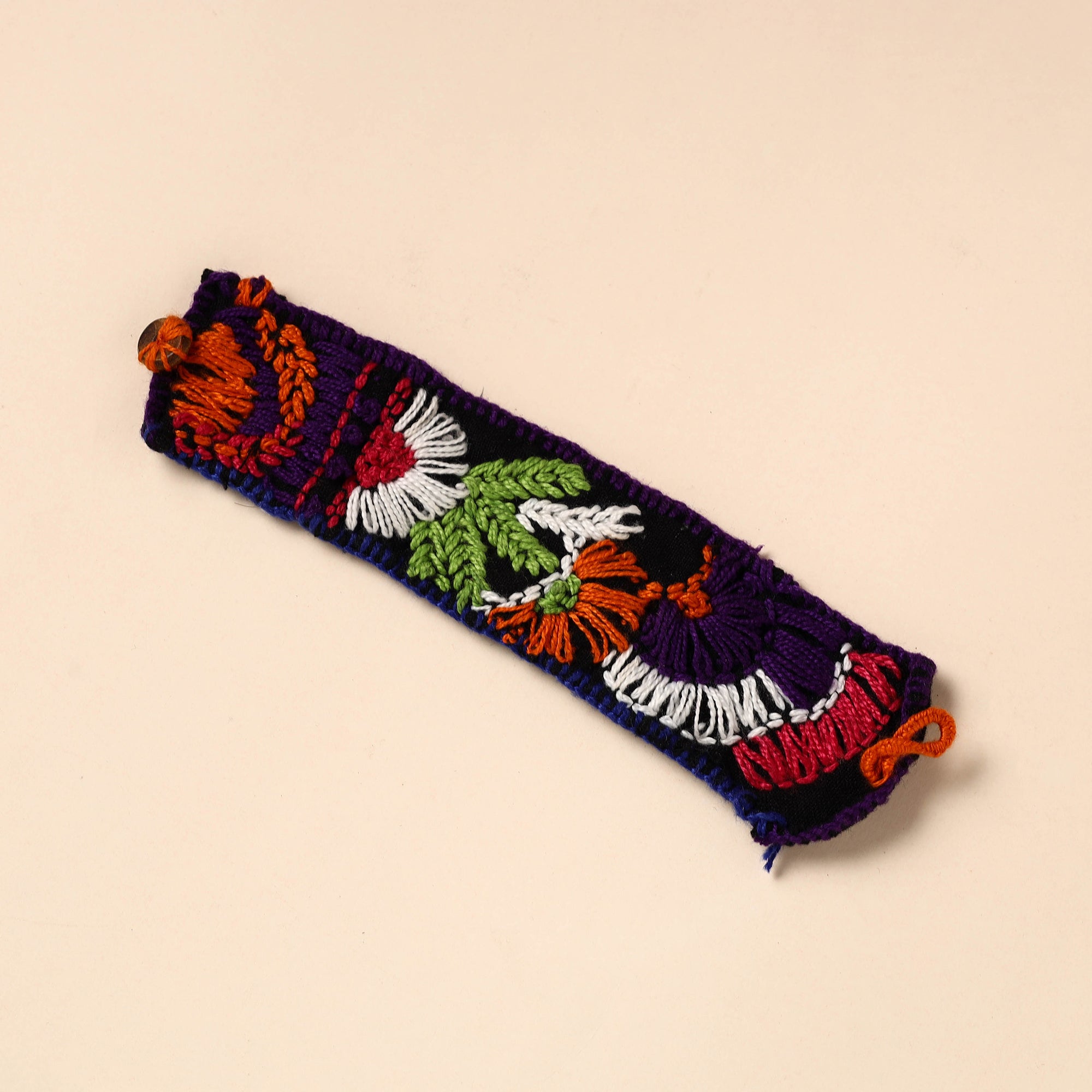 Buy Hand Embroidered Chandi Mati Boho Bracelet