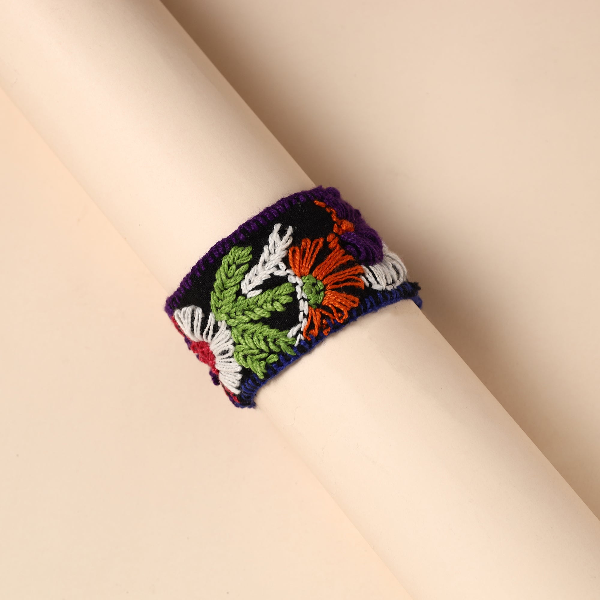 Buy Hand Embroidered Chandi Mati Boho Bracelet
