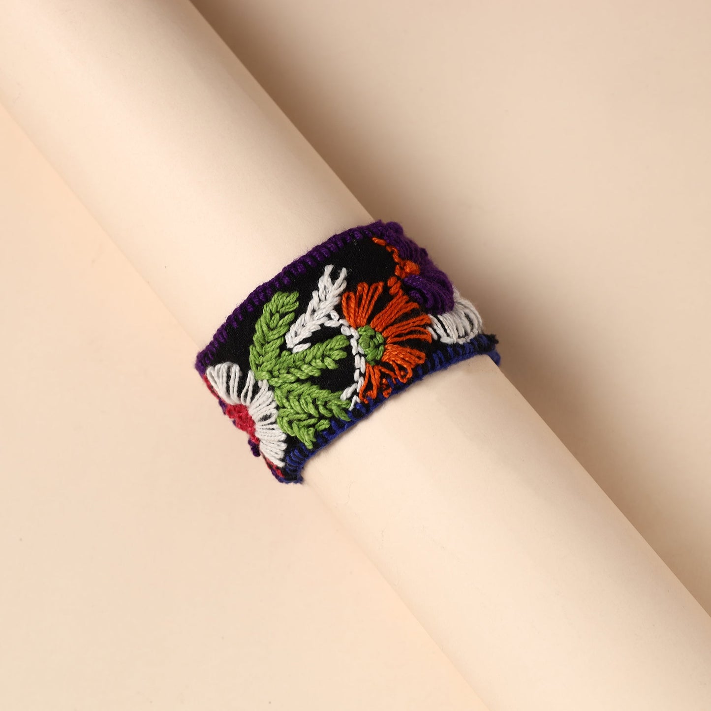 Buy Hand Embroidered Chandi Mati Boho Bracelet