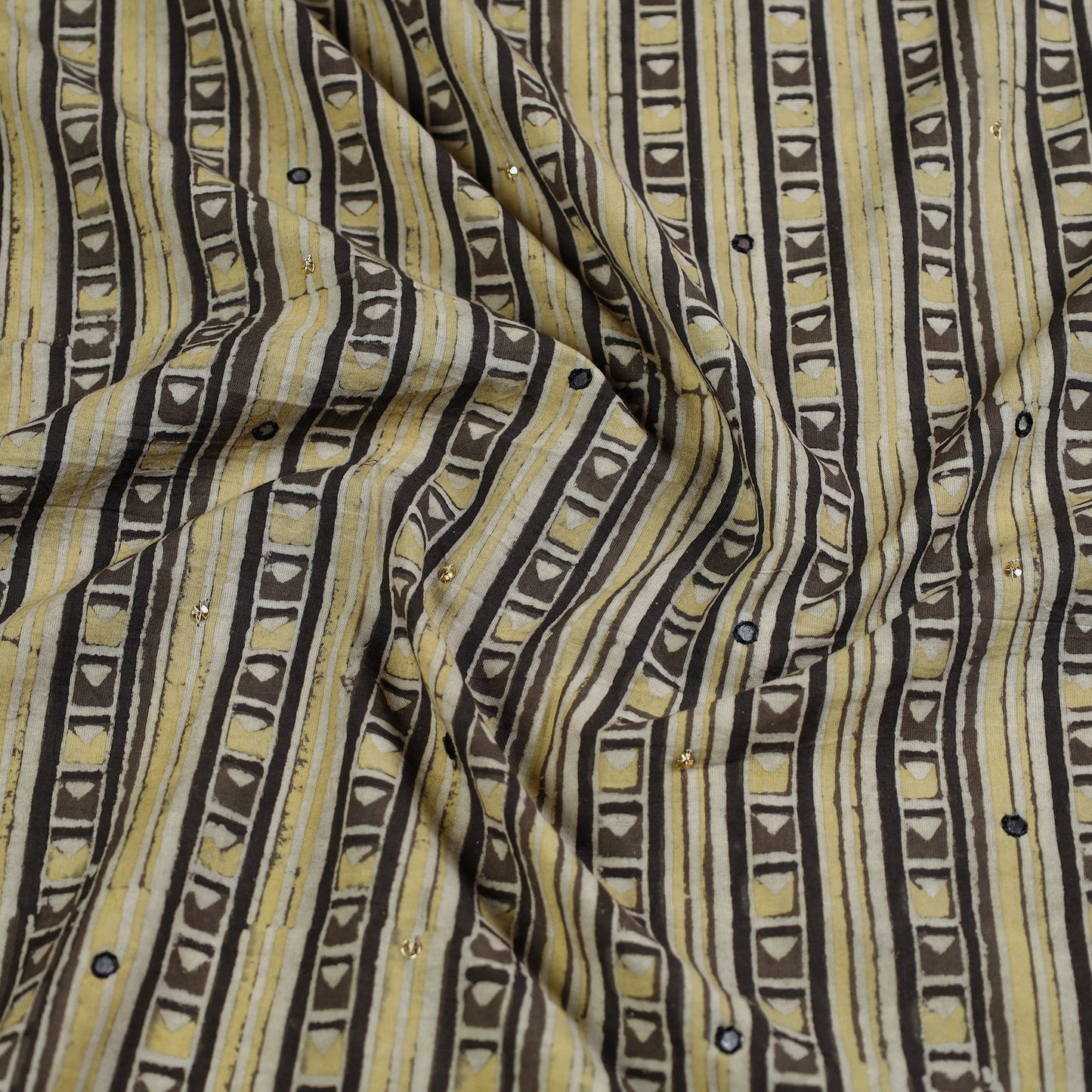 Multicolor - hand embroidered cotton blouse piece 03